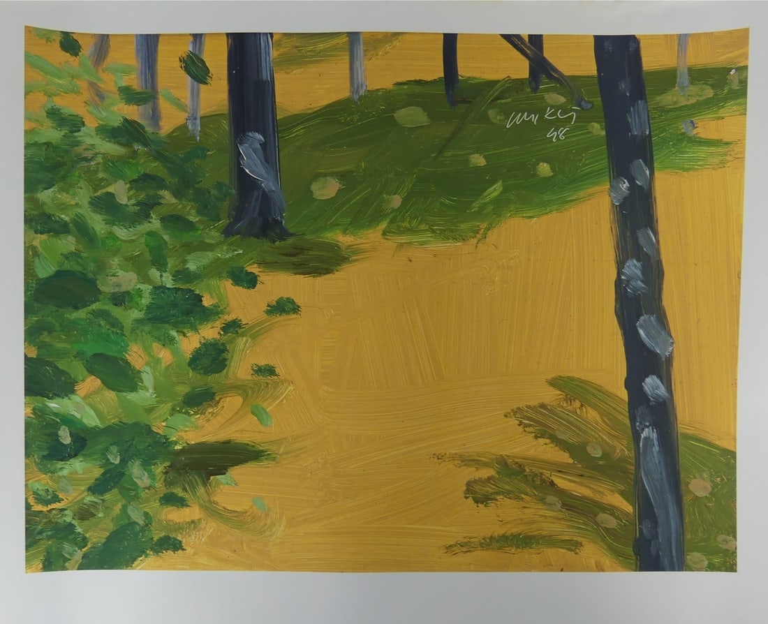 ALEX KATZ 'GREEN SHADOW #2' OFFSET LITHOGRAPH (1 of 7)