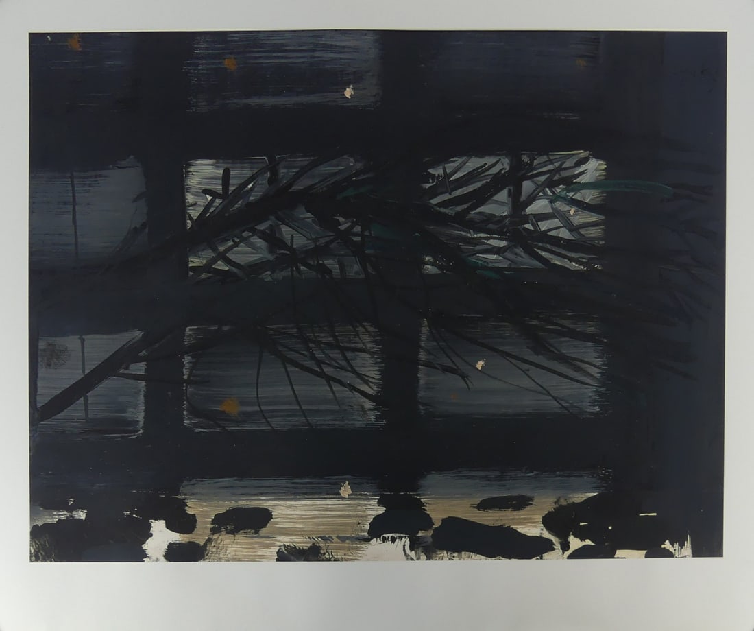 ALEX KATZ 'NIGHT BRANCH' OFFSET LITHOGRAPH (1 of 6)
