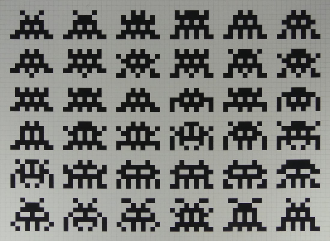INVADER 'REPETITION, VARIATION, EVOLUTION' - 2