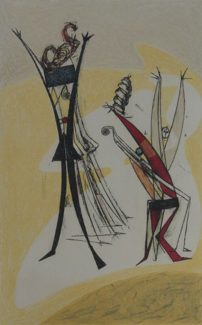 MAX ERNST 'RHYTHMES' OFFSET LITHOGRAPH - 2