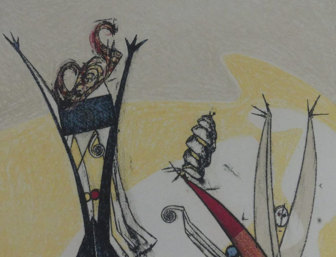 MAX ERNST 'RHYTHMES' OFFSET LITHOGRAPH - 3