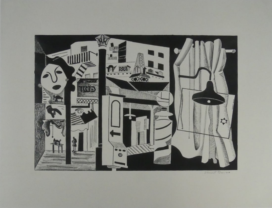 STUART DAVIS 'SIXTH AVENUE EL' (1 of 6)