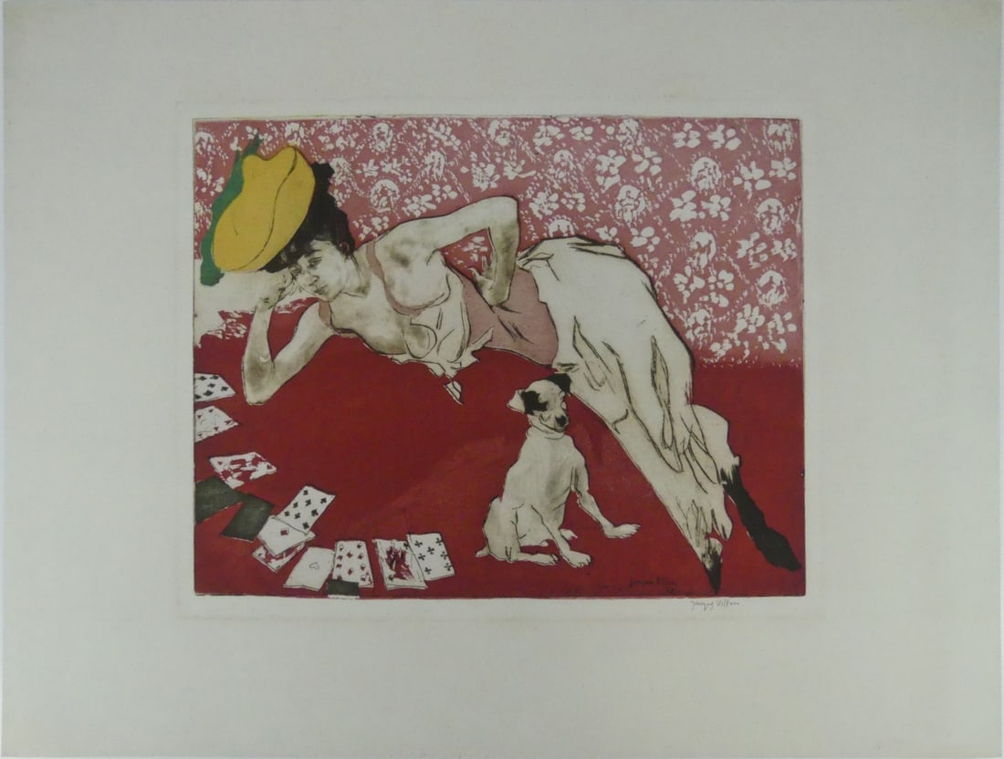 JACQUES VILLON THE GAME OF SOLITAIRE (LES CARTES) (1 of 8)