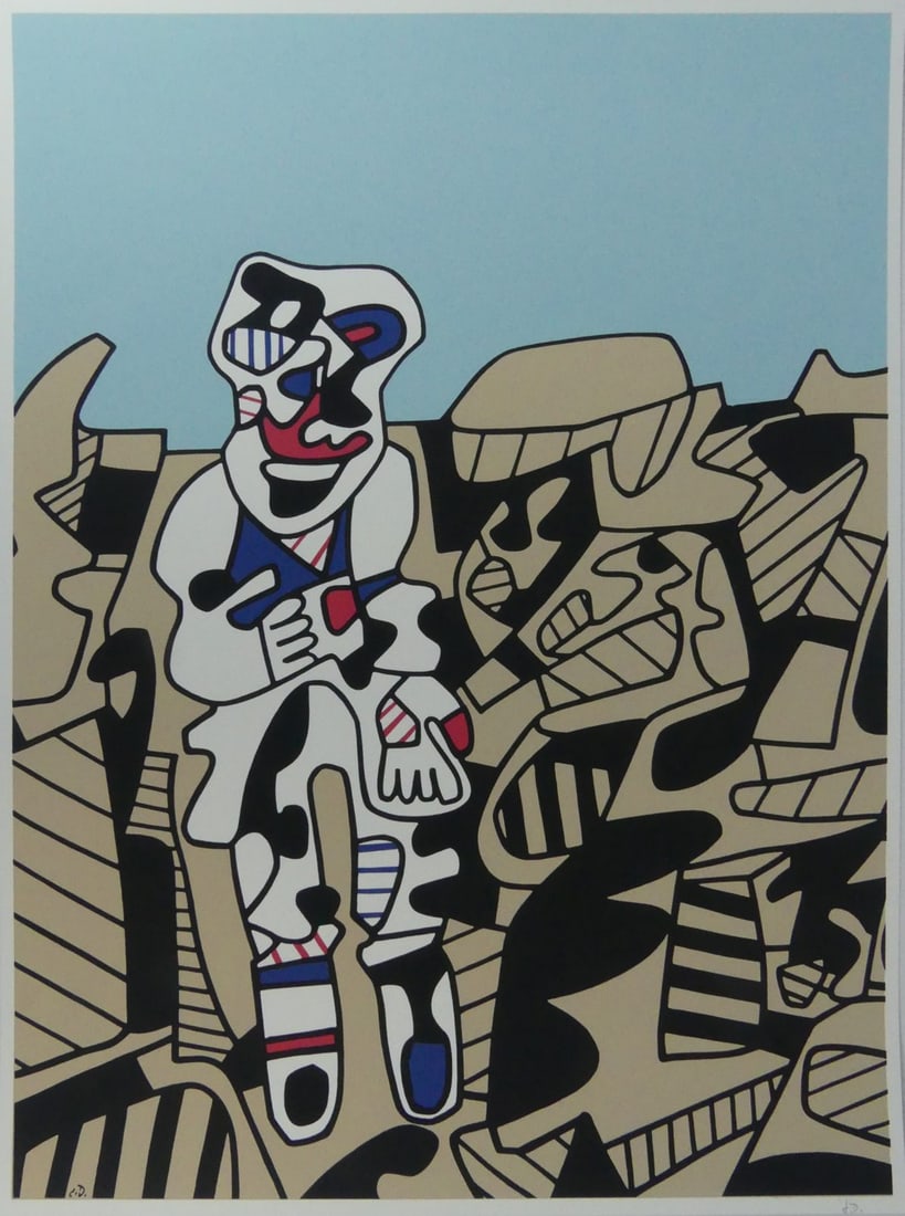 JEAN DUBUFFET 'INSPECTION OF THE TERRITORY' (1 of 6)