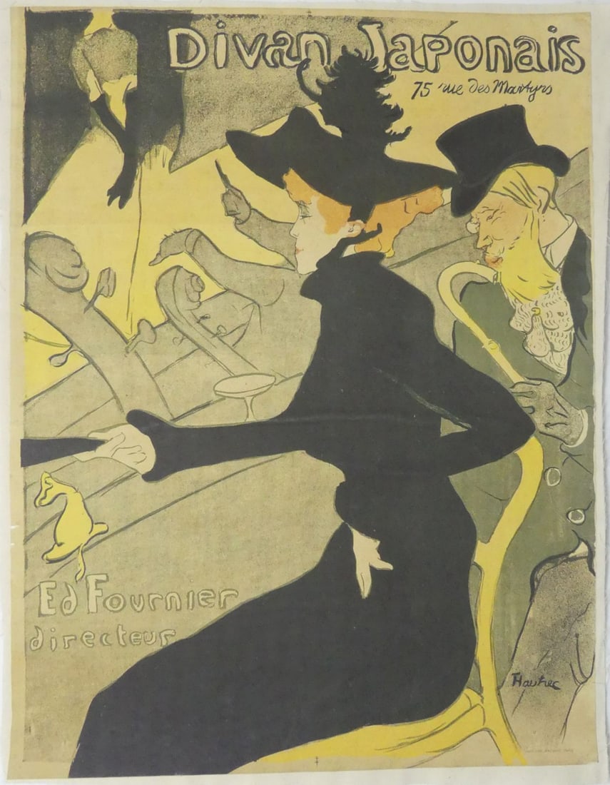 TOULOUSE-LAUTREC DIVAN JAPONAIS POSTER (1 of 5)