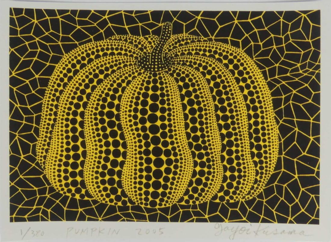 YAYOI KUSAMA 'PUMPKIN' PRINT IN COLORS (1 of 6)