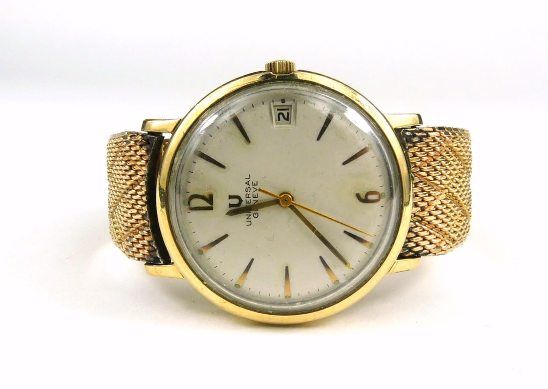 UNIVERAL GENEVE 10kt GOLD FILLED WRISTWATCH (1 of 5)