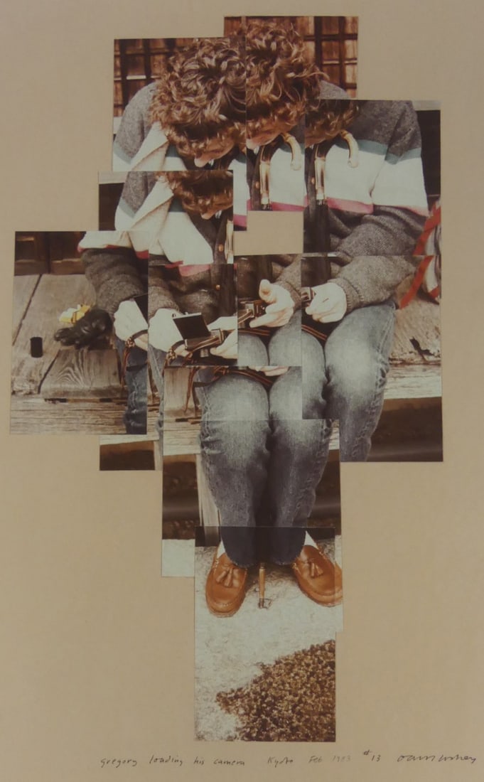 DAVID HOCKNEY 'GREGORY LOADING HIS CAMERA' - 2
