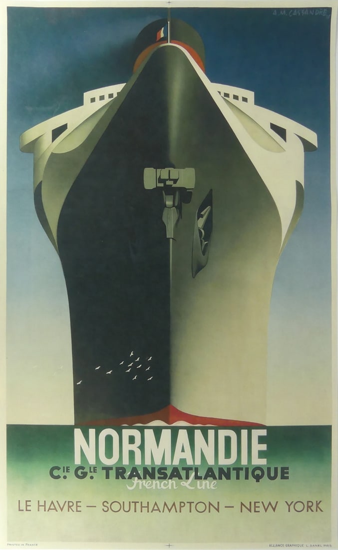 A.M. CASSANDRE NORMANDIE POSTER (1 of 6)