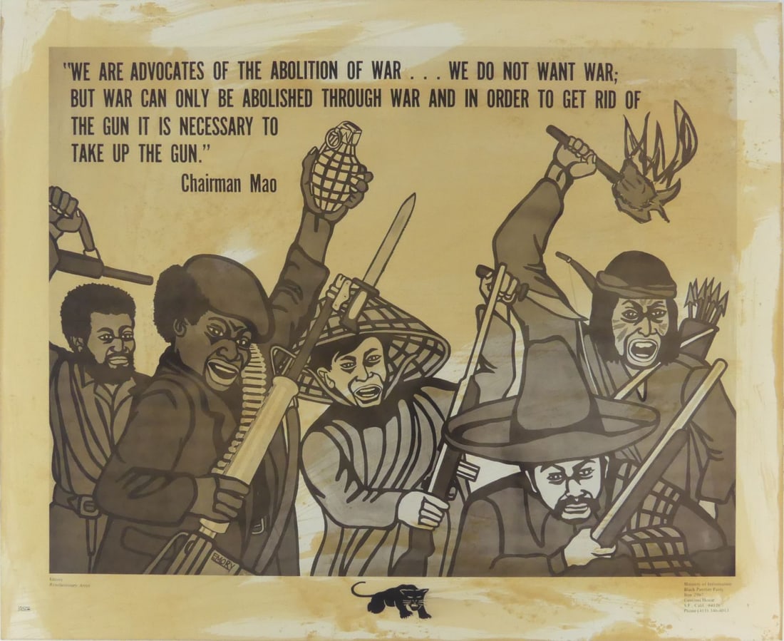 EMORY DOUGLAS 'CHAIRMAN MAO' BLACK PANTHER POSTER (1 of 6)