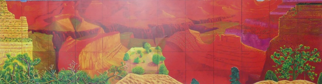DAVID HOCKNEY 'A CLOSER GRAND CANYON' OFFSET LITHO (1 of 6)