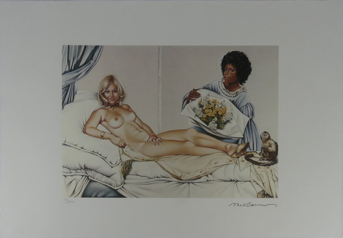 MEL RAMOS 'MANET'S OLYMPIA' LITHOGRAPH (1 of 8)