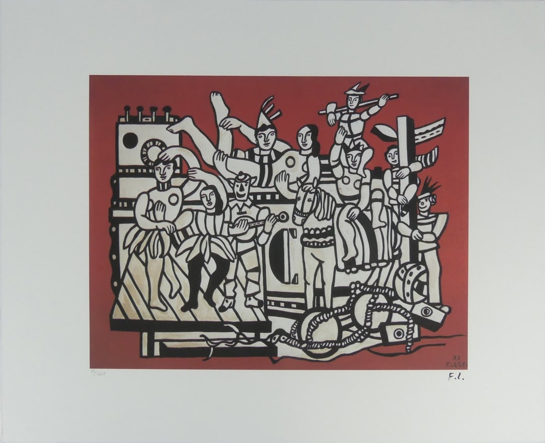 FERNAND LEGER 'LA GRANDE PARADE' LITHOGRAPH (1 of 7)