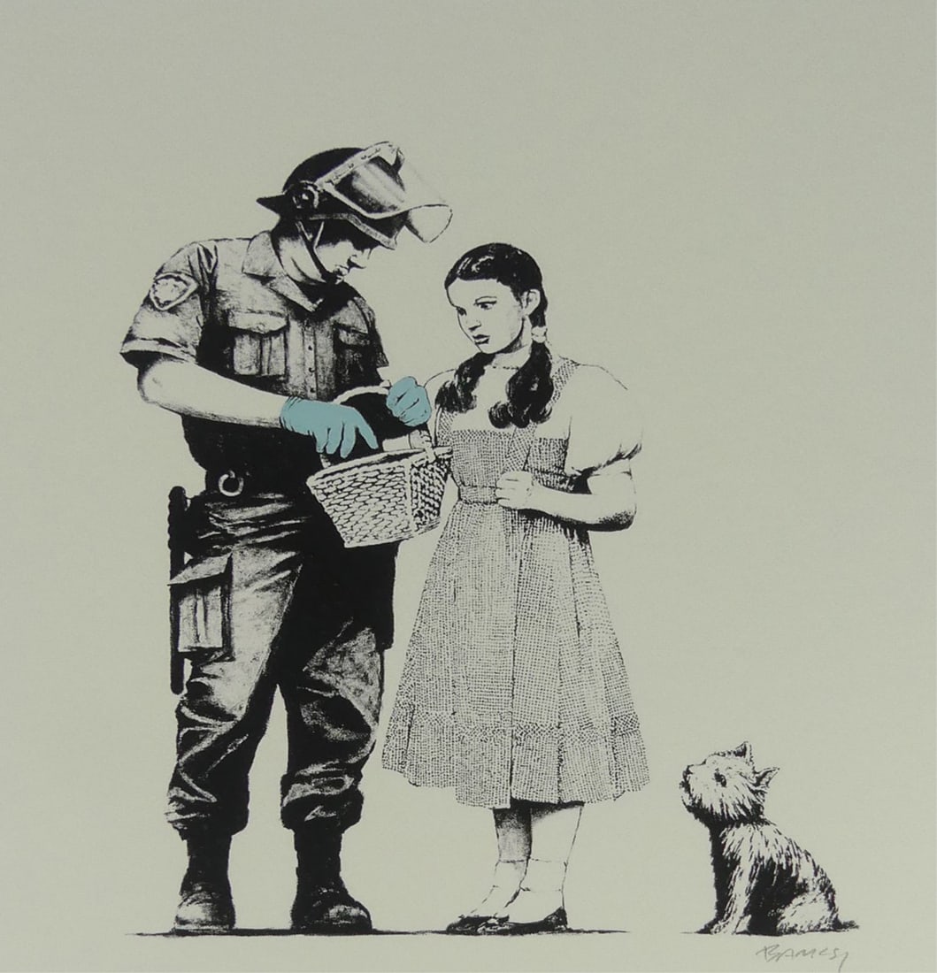 BANKSY 'STOP AND SEARCH' LITHOGRAPH (1 of 7)