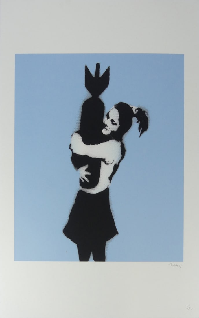 BANKSY 'BOMB HUGGER' LITHOGRAPH (1 of 7)