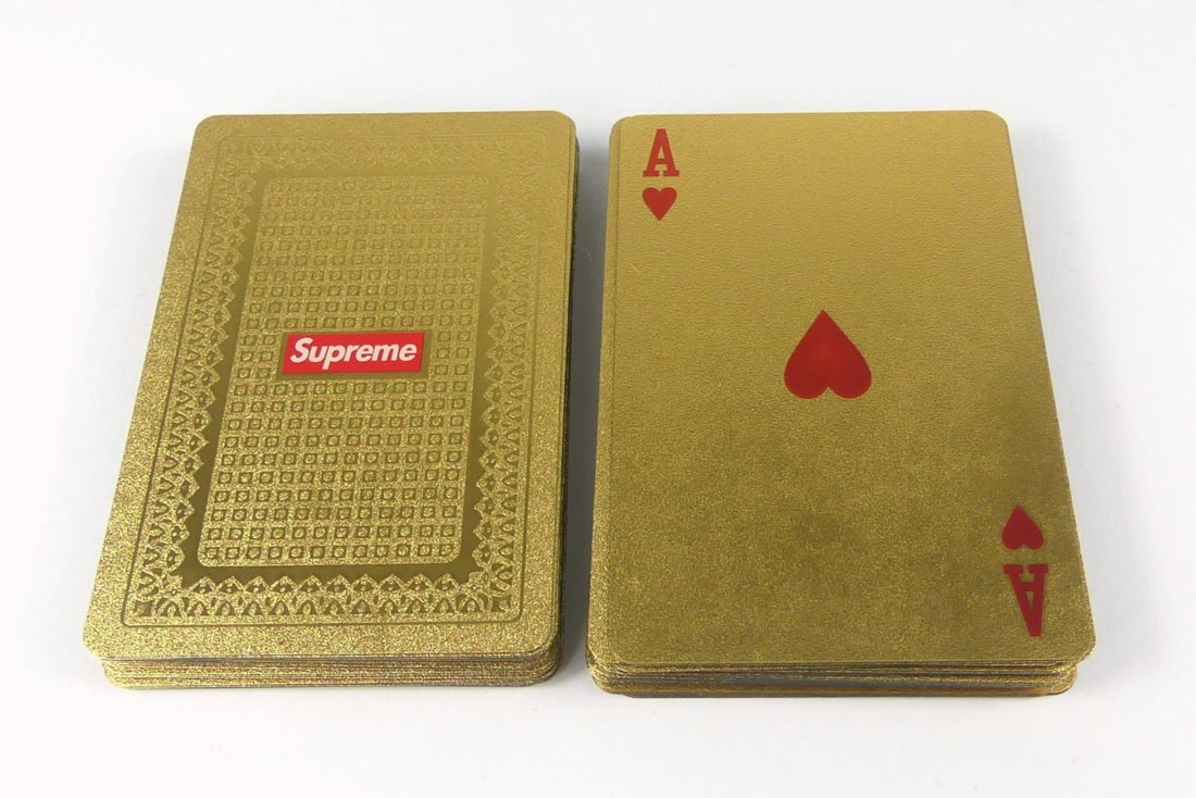 SUPREME CLOWNGOLD GOLD FOIL PLAYING CARDS (1 of 4)
