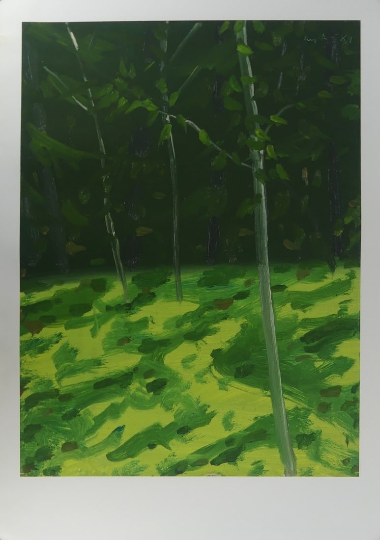 ALEX KATZ 'YOUNG TREES' OFFSET LITHOGRAPH (1 of 6)