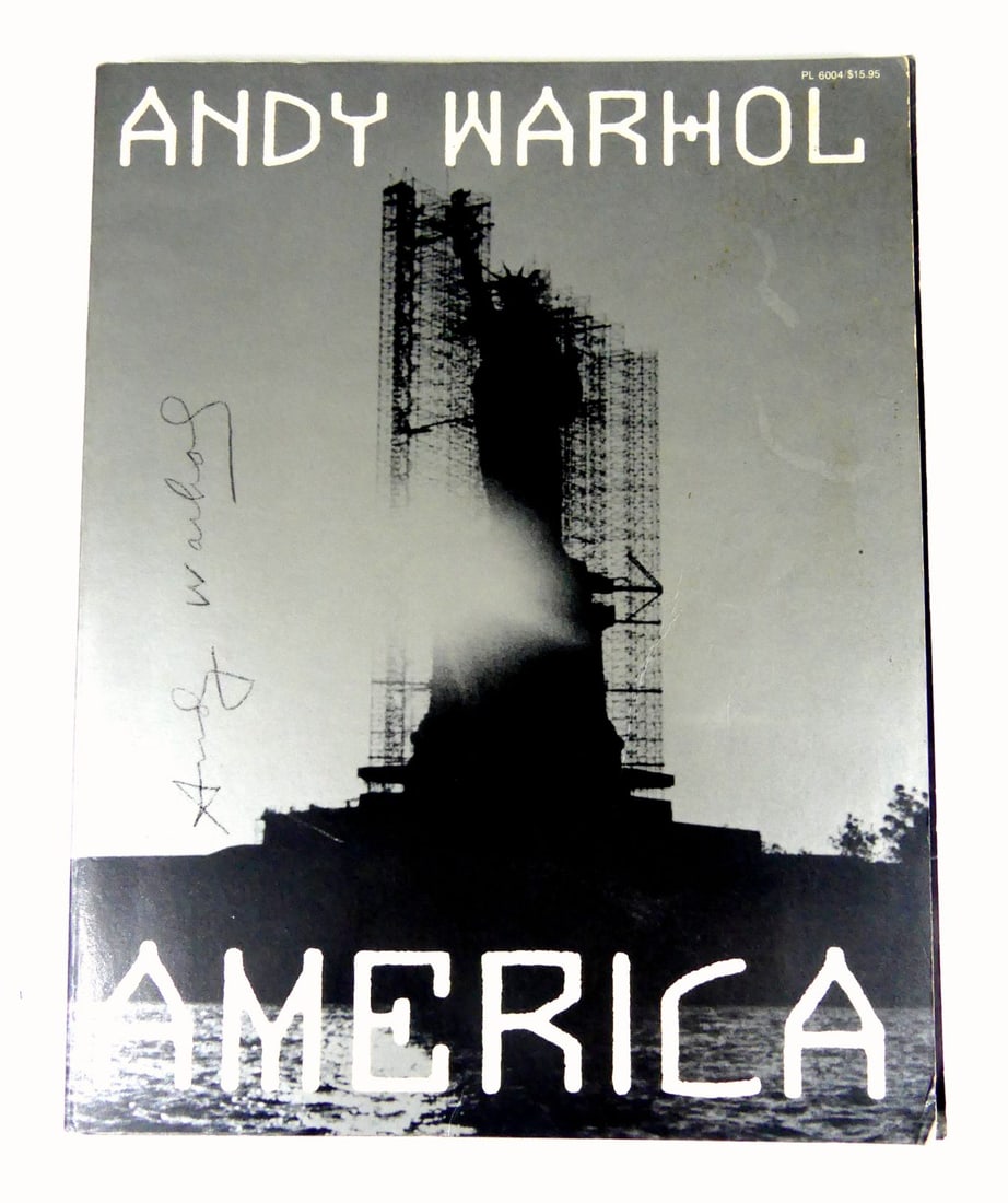 ANDY WARHOL 'AMERICA' SIGNED BOOK (1 of 7)
