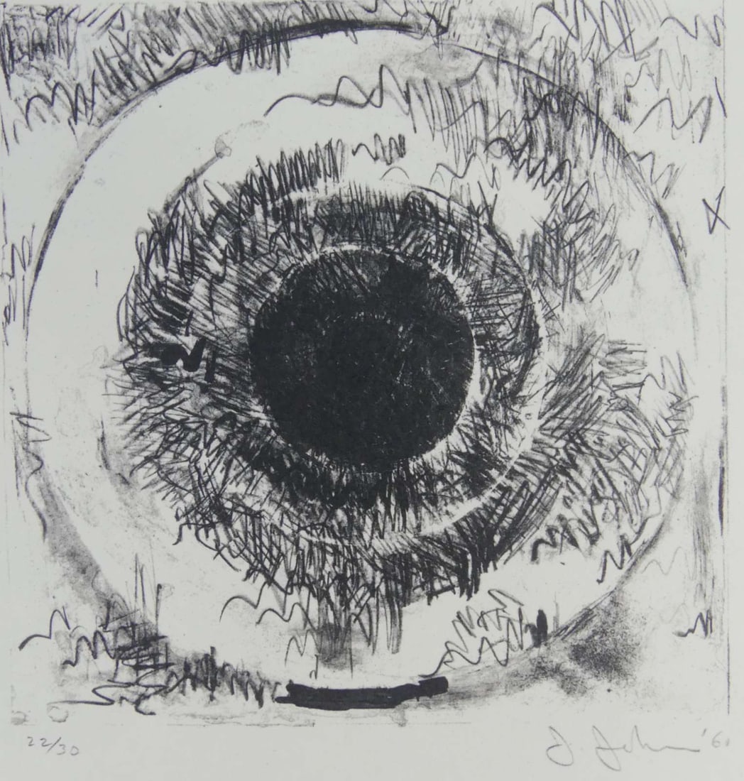 JASPER JOHNS 'TARGET' OFFSET - 3