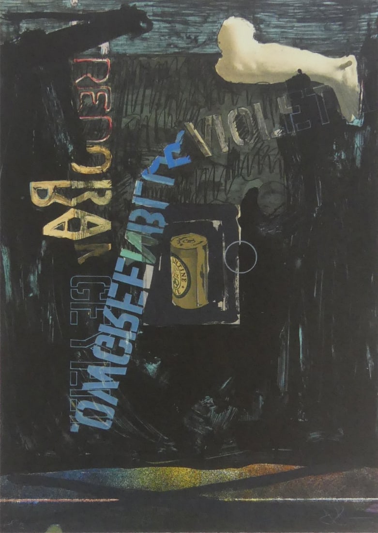 JASPER JOHNS 'DECOY' OFFSET - 2