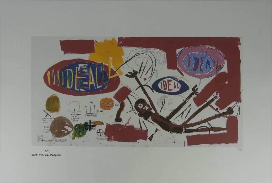 JEAN-MICHAEL BASQUIAT 'VICTOR' LITHOGRAPH (1 of 8)