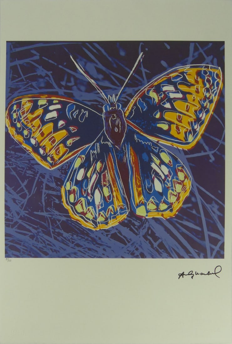 ANDY WARHOL 'SILVERSPOT BUTTERFLY' LITHOGRAPH (1 of 8)