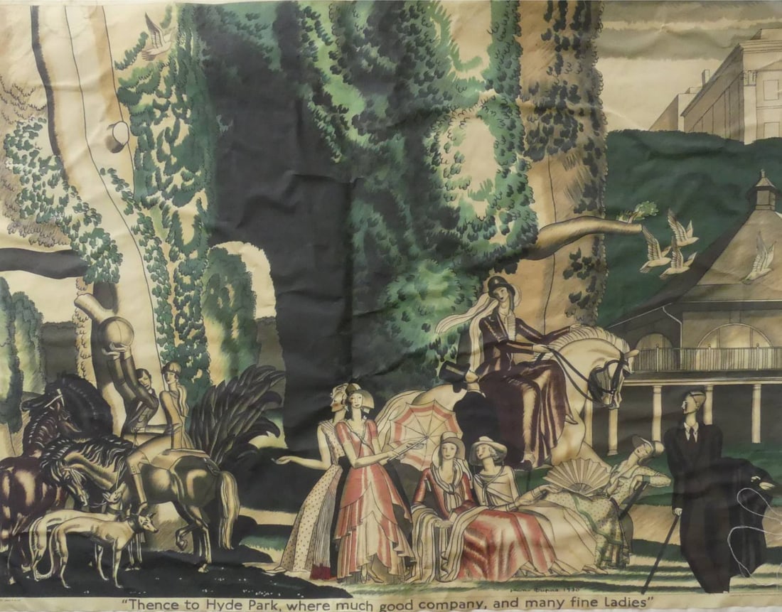 JEAN DUPAS 'THENCE TO HYDE PARK' POSTER (1 of 4)