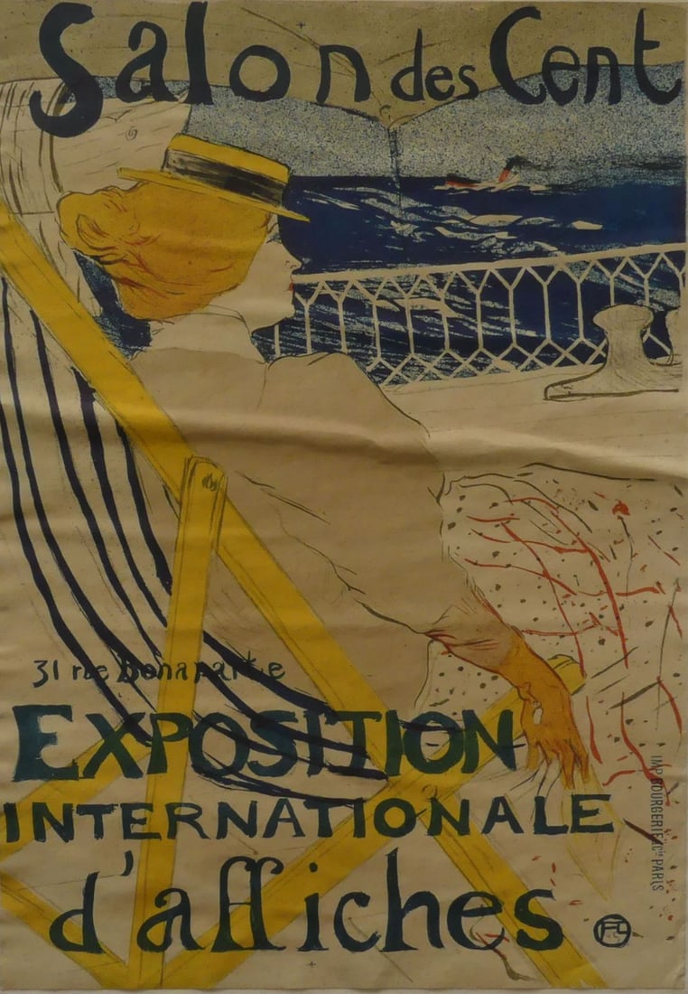HENRI DE TOULOUSE-LAUTREC 'SALON DE CENT' POSTER (1 of 4)