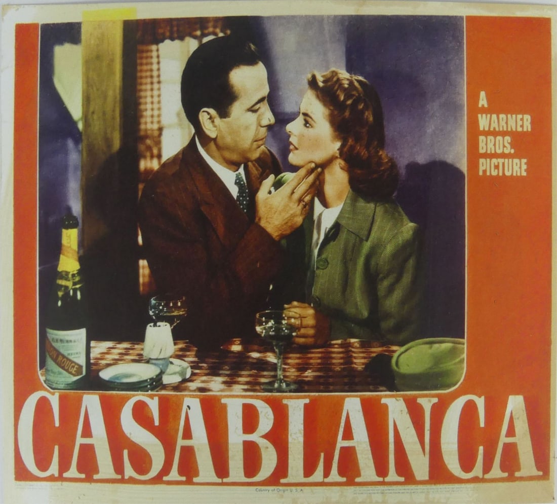 CASABLANCA LOBBY CARD (1 of 5)