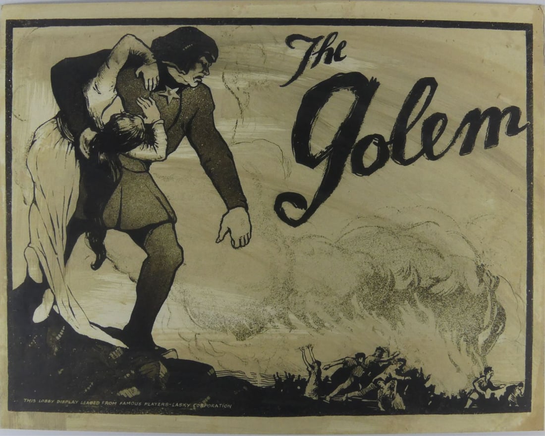 THE GOLEM LOBBY CARD (1 of 5)