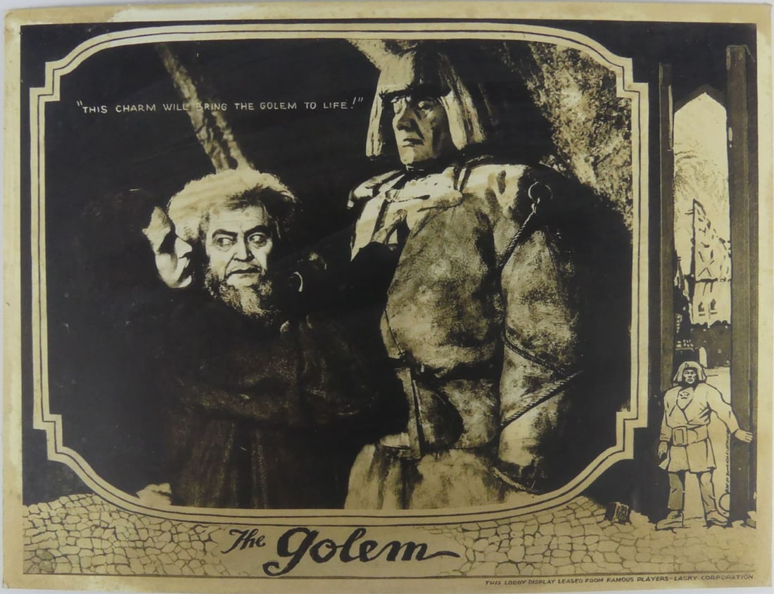 THE GOLEM LOBBY CARD (1 of 4)
