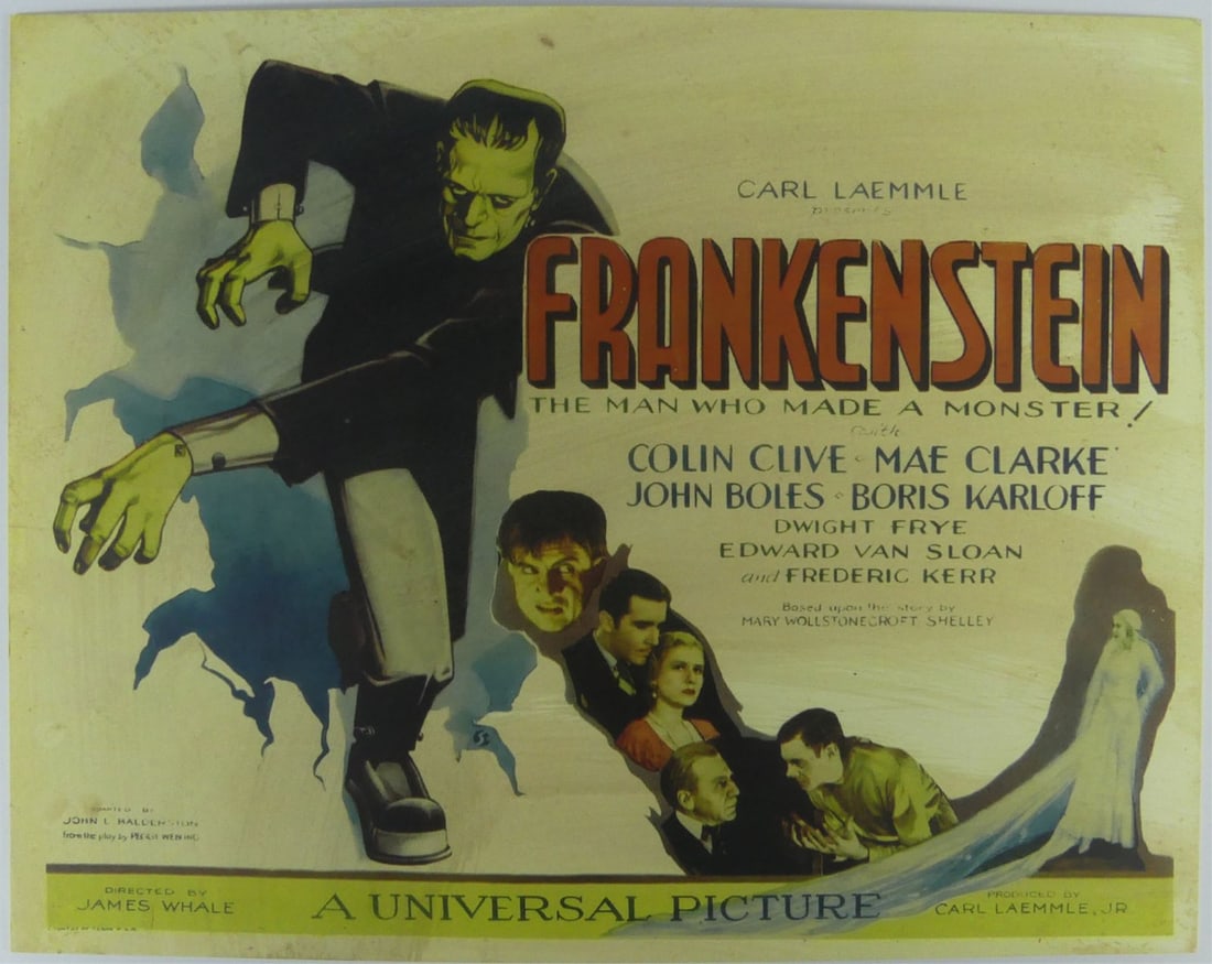 FRANKENSTEIN LOBBY CARD (1 of 4)