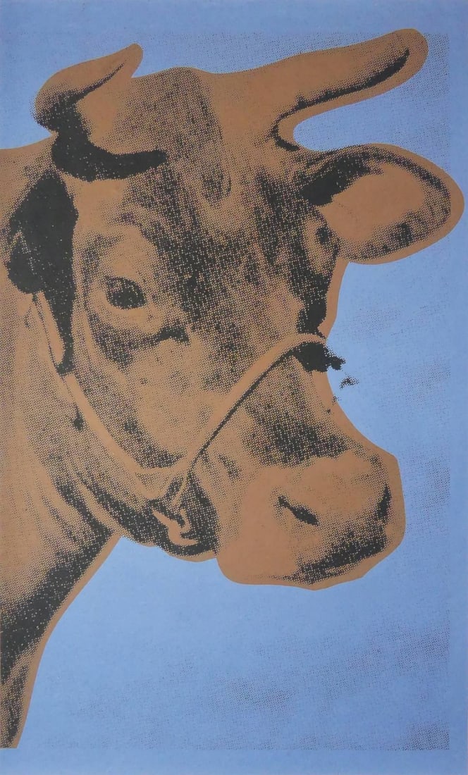 ANDY WARHOL 'DARK BROWN COW' LITHOGRAPH (1 of 6)