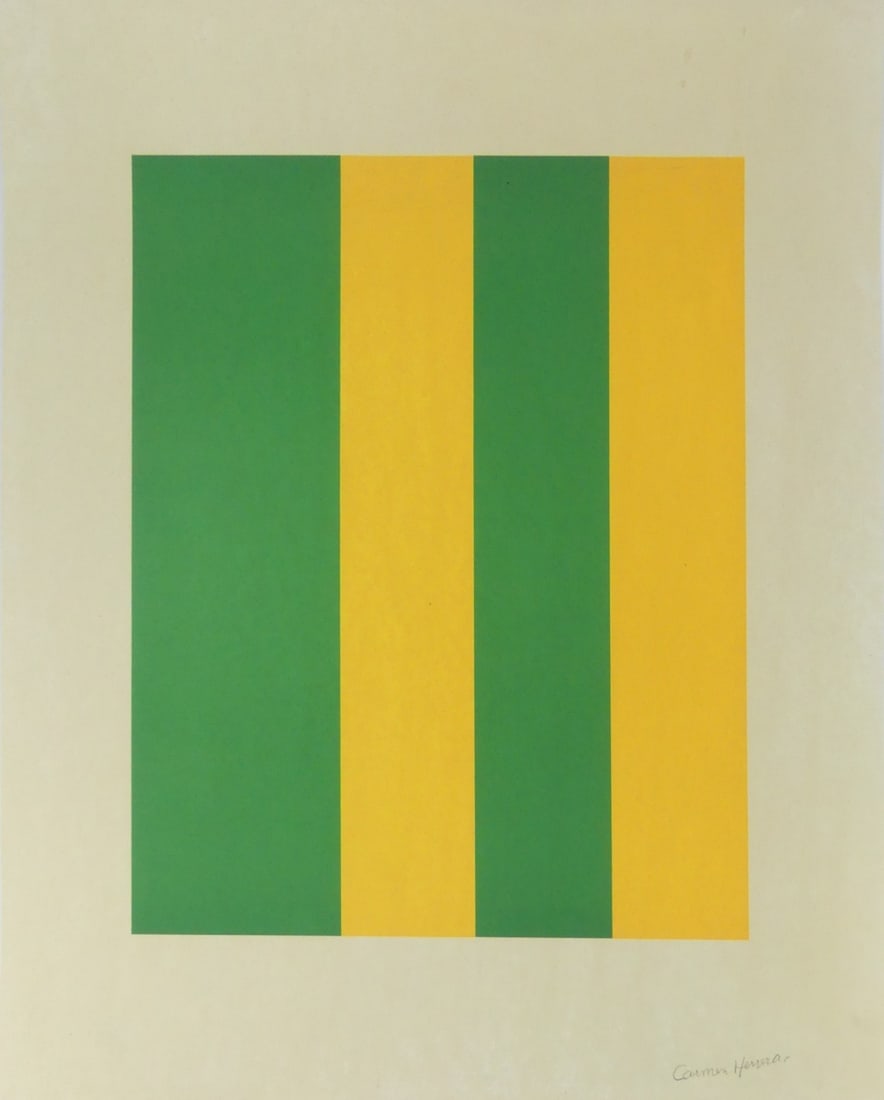 CARMEN HERRERA 'VERDE Y AMARILLO' (1 of 5)