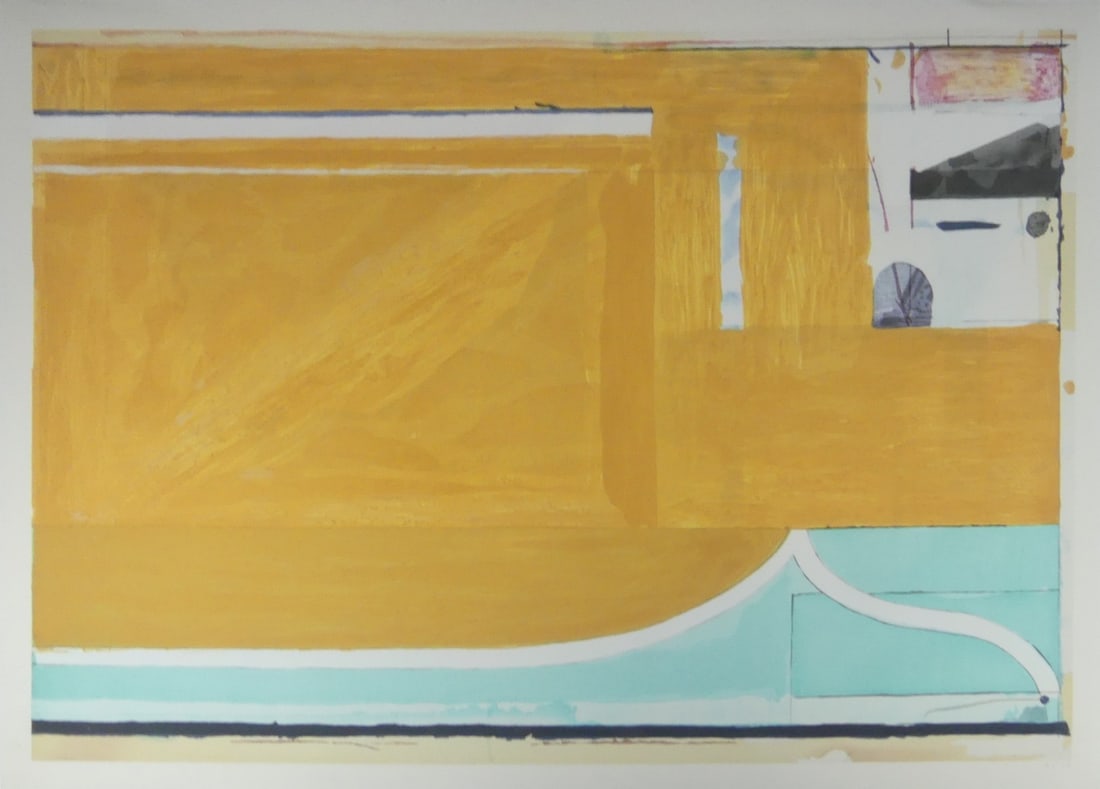 RICHARD DIEBENKORN 'OCHRE' (1 of 5)