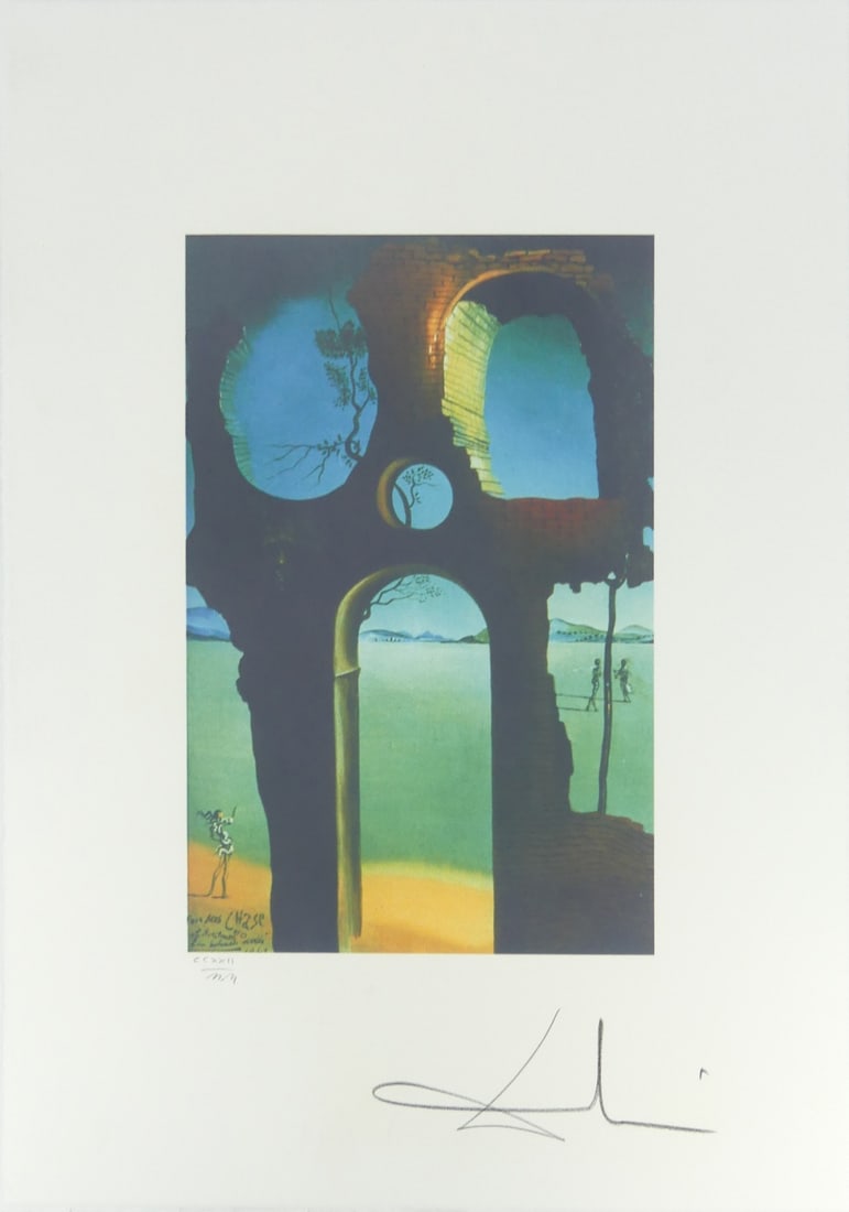 SALVADOR DALI 'INVISIBLE FACE' LITHOGRAPH (1 of 7)
