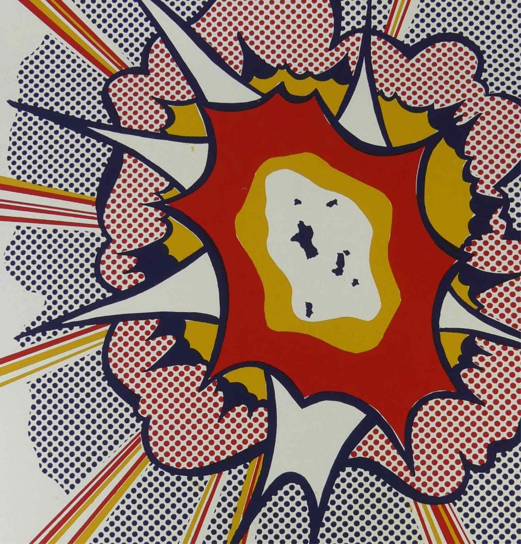 ROY LICHTENSTEIN 'EXPLOSION' LITHOGRAPH - 2