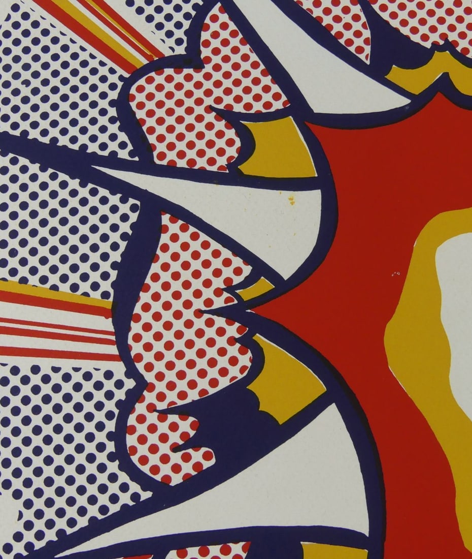 ROY LICHTENSTEIN 'EXPLOSION' LITHOGRAPH - 5