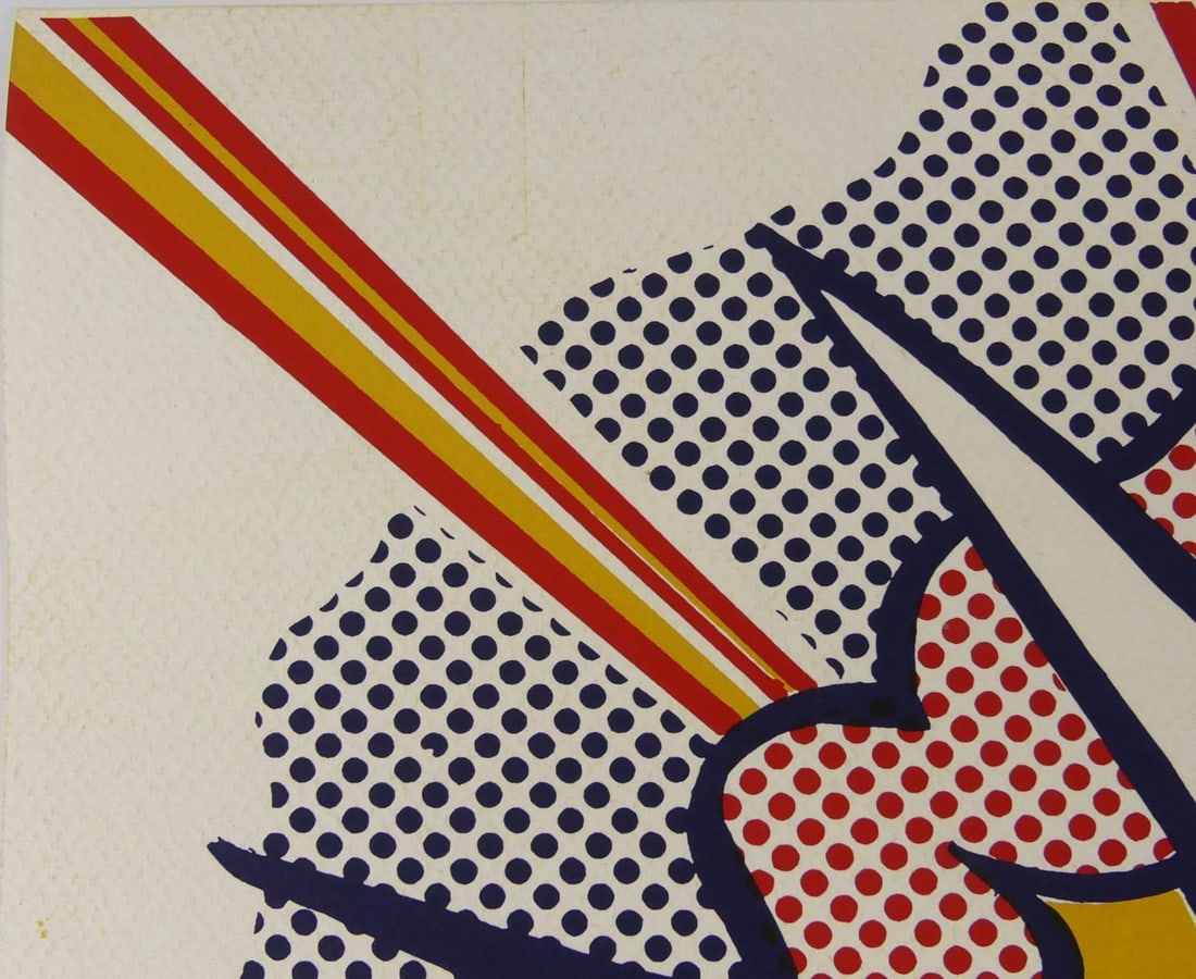 ROY LICHTENSTEIN 'EXPLOSION' LITHOGRAPH - 6