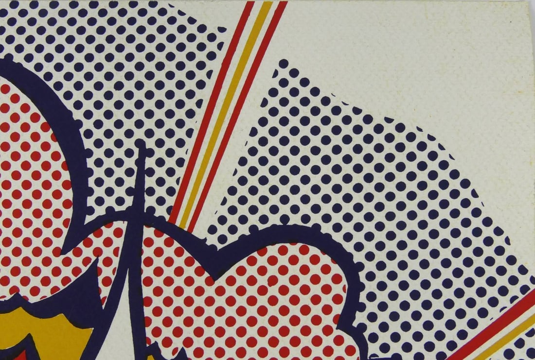 ROY LICHTENSTEIN 'EXPLOSION' LITHOGRAPH - 7