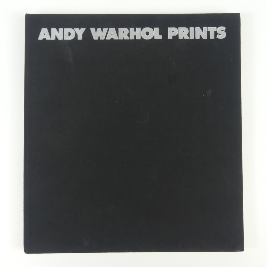 ANDY WARHOL PRINTS HARDCOVER BOOK w COW STAMP (1 of 6)
