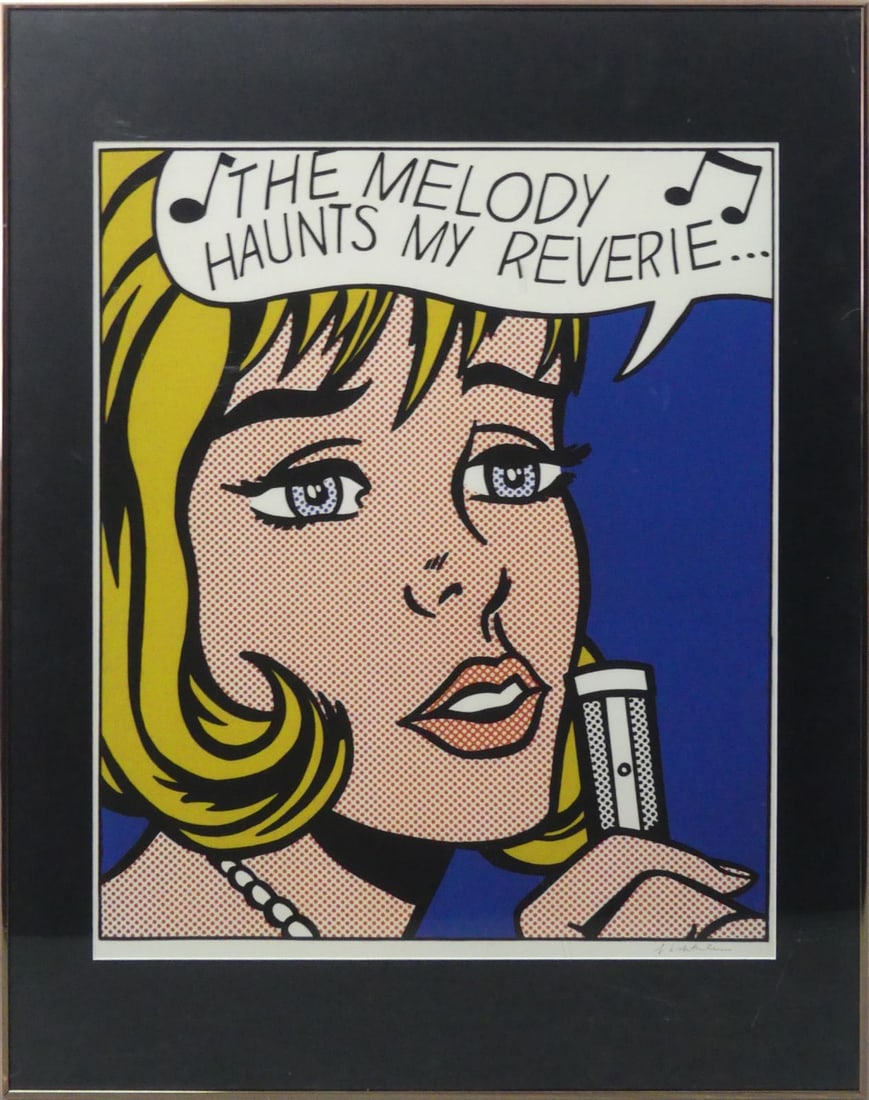 ROY LICHTENSTEIN 'REVERIE' SIGNED LITHOGRAPH (1 of 5)