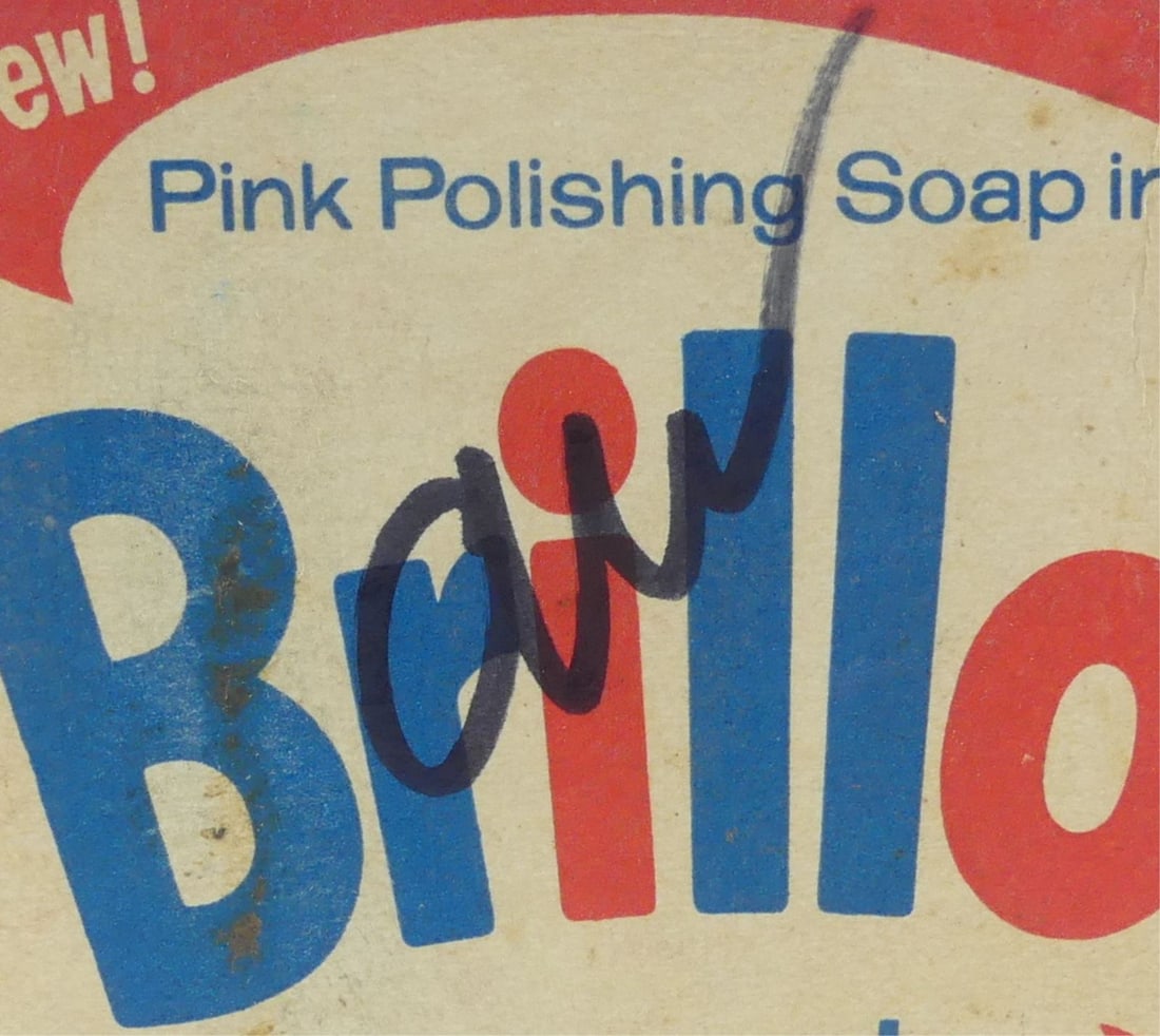 ANDY WARHOL SIGNED BRILLO BOX - 2