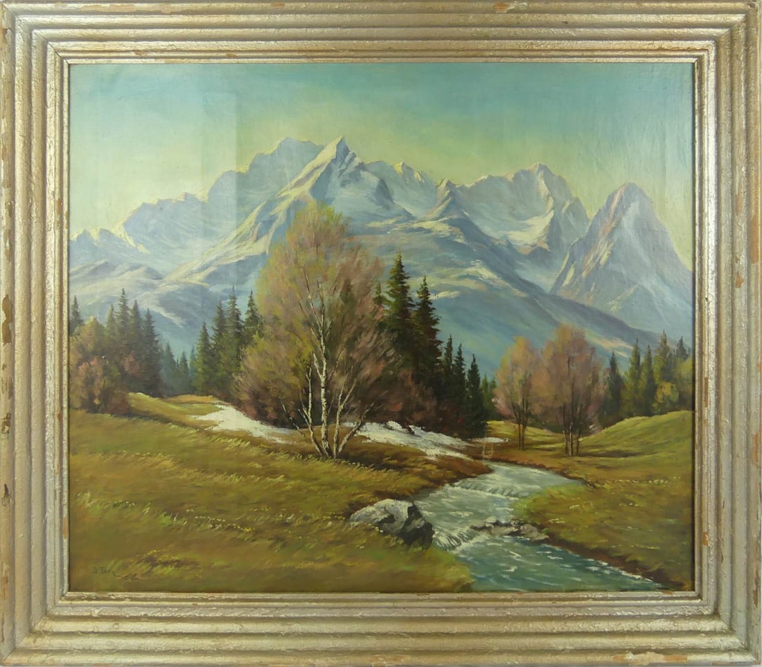 JOHN FERY LANDSCAPE OIL PAINTING ON CANVAS (1 of 6)