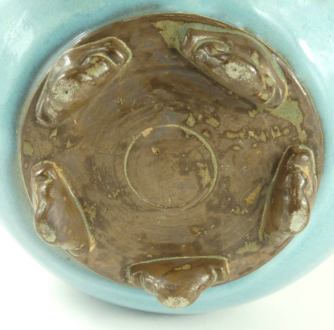 CHINESE JUN WARE CERAMIC CACHEPOT - 7