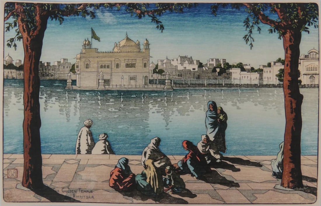 CHARLES BARTLETT 'THE GOLDEN TEMPLE' (1 of 5)