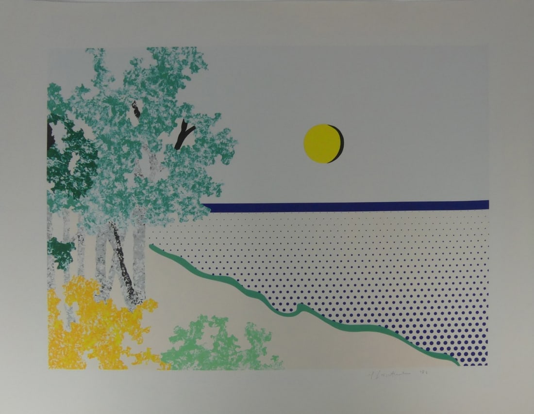 ROY LICHTENSTEIN 'TITLED' SIGNED PRINT (1 of 6)