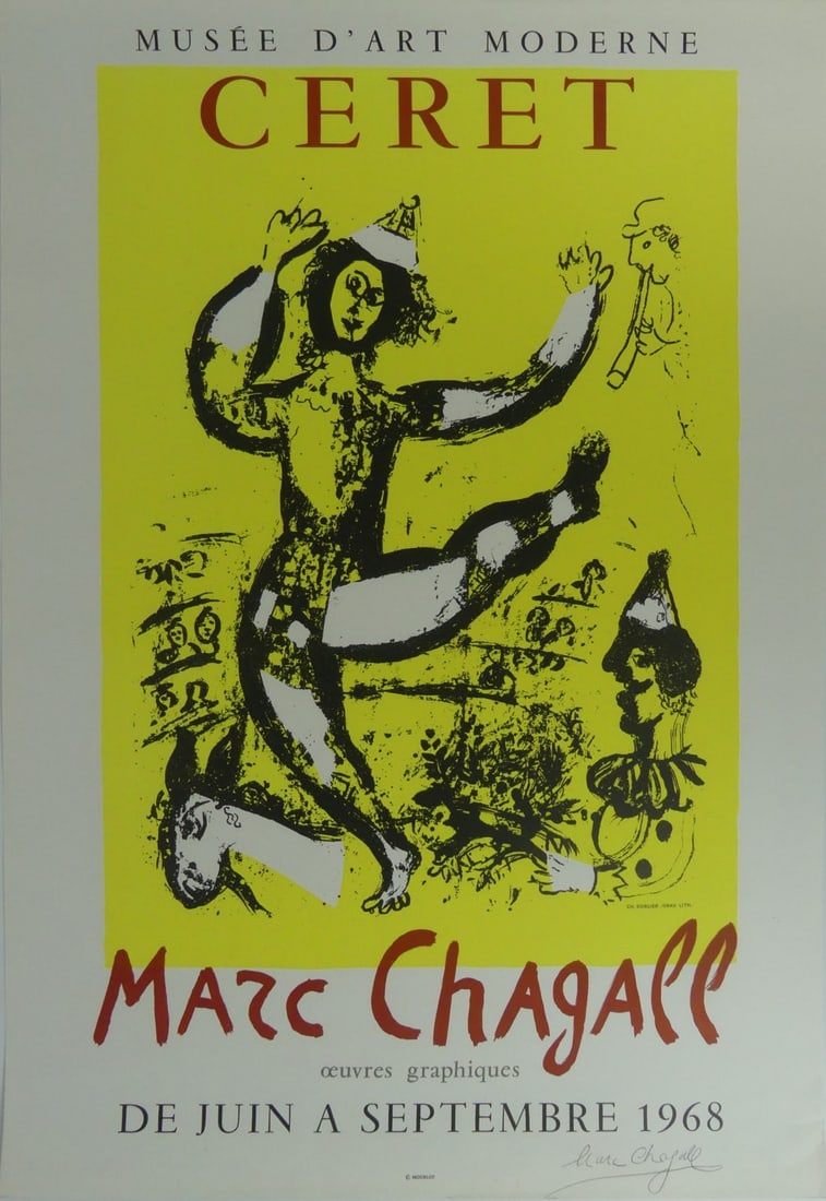 MARC CHAGALL 'THE CIRCUS' SIGNED LITHOGRAPH (1 of 8)