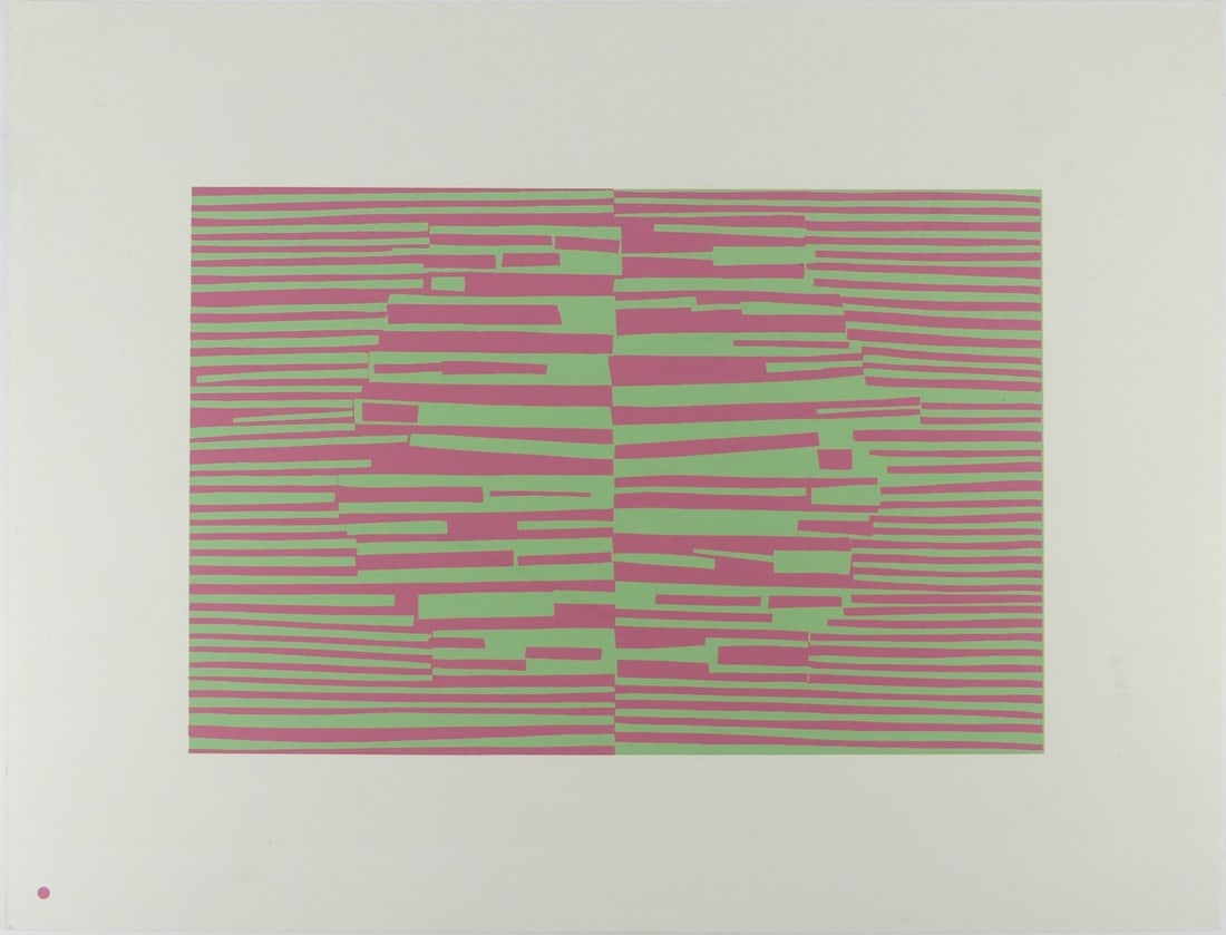 JOSEF ALBERS 'INTERACTION OF COLOR' SILKSCREEN (1 of 4)