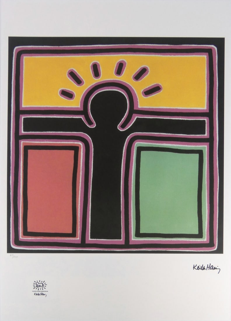 KEITH HARING 'SPIRIT OF FLYING DEVIL' LITHOGRAPH (1 of 7)